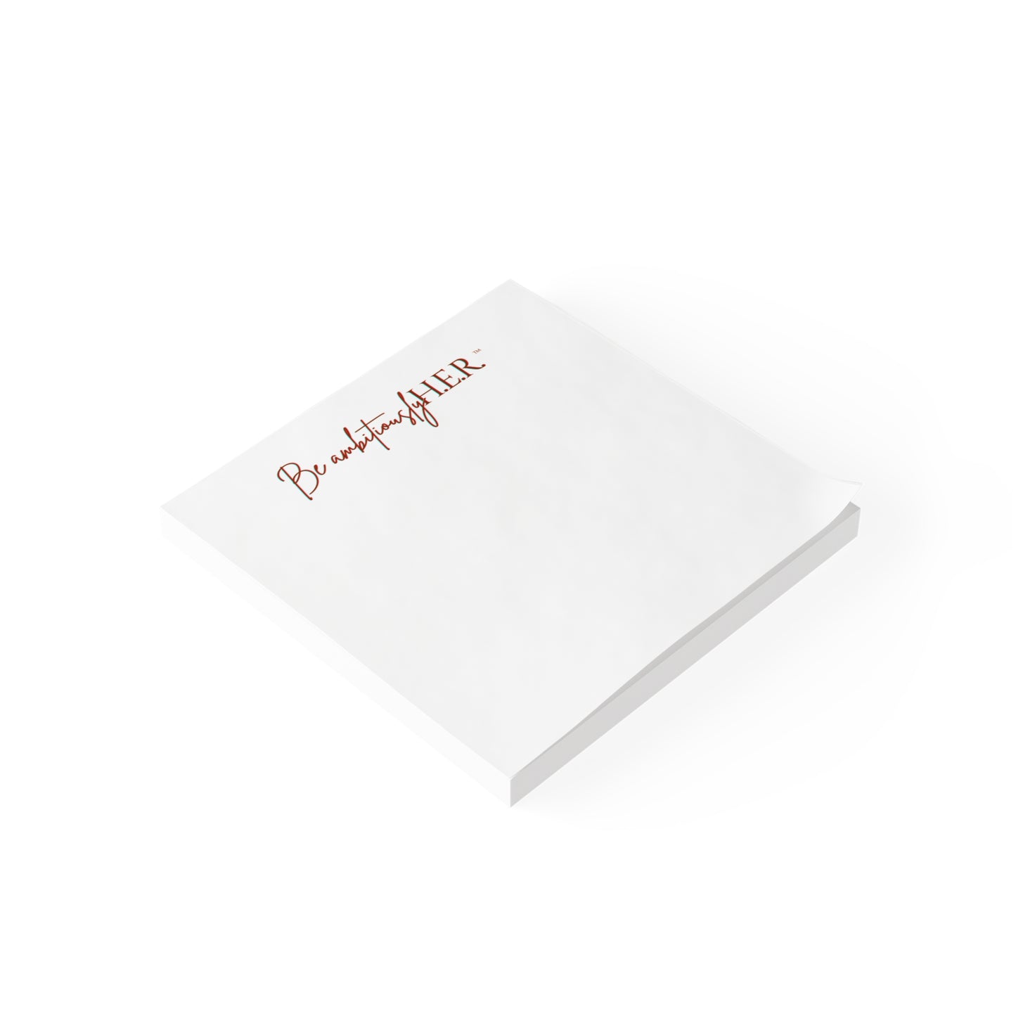 Inspirational Post-it® Note Pads - Be ambitiously H.E.R.™