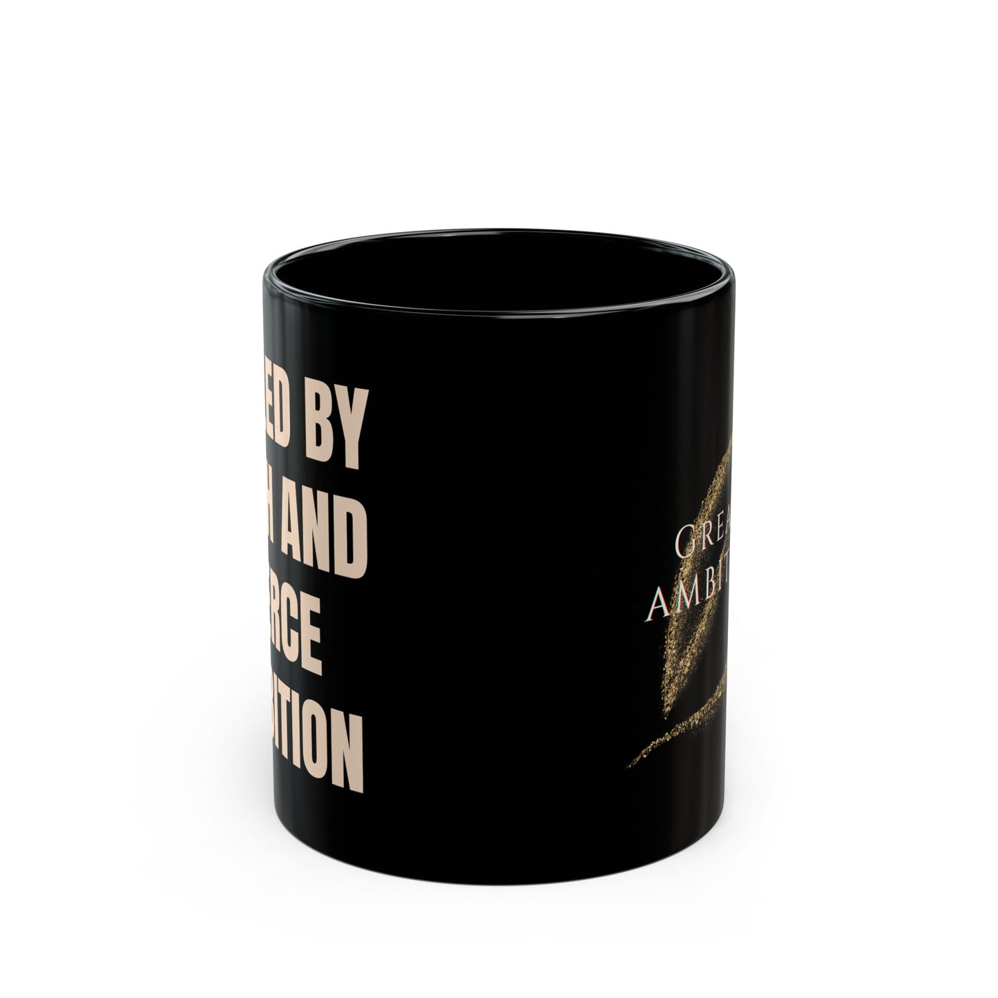 Inspirational Ceramic Mug – Fuel Your Faith (Black)