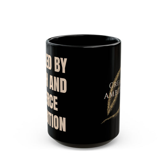 Inspirational Ceramic Mug – Fuel Your Faith (Black)